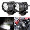 Motorcycle Led Headlight 6LED Driving Spot Light Fog Lights External Auxiliary Lamp LED Bulbs Motorcycle Accessories