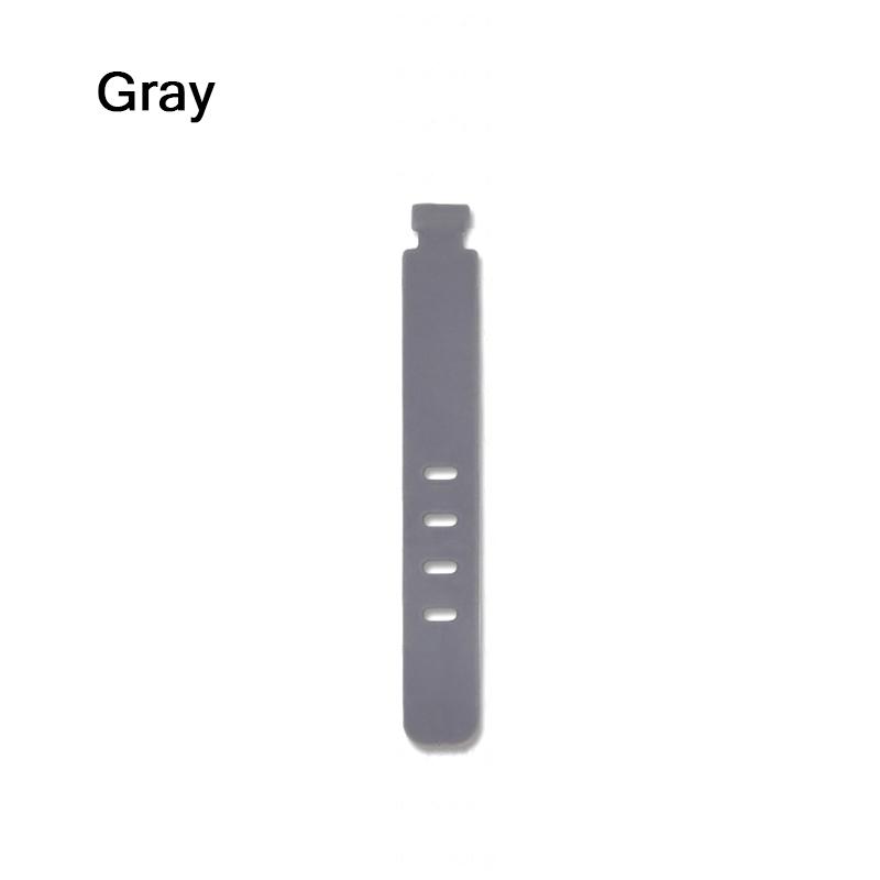 4/12/20PCS Silicone Cable Management Wire Cord Fixer Charger Organizer Mobile Phone Cable Wire Manager Holder Wrap Earphone Clip