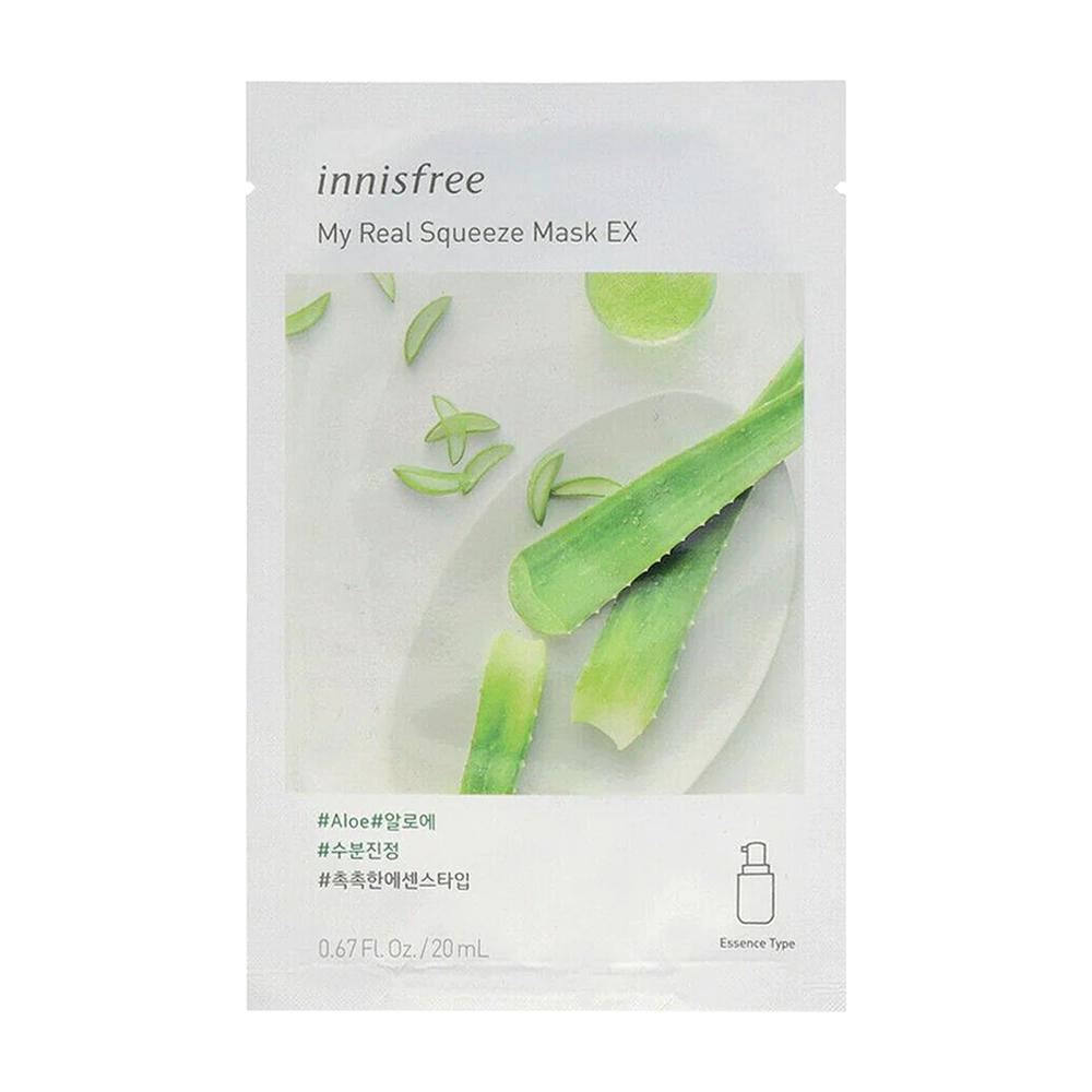 

Innisfree My Real Squeeze Mask 20 мл #Алоэ x 10 шт. (13 типов)