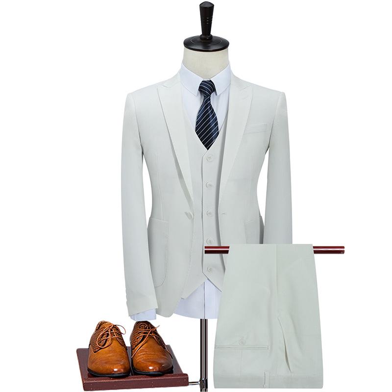 Men's Trendy Business Casual Suit Set for Work, Interviews, and Weddings
