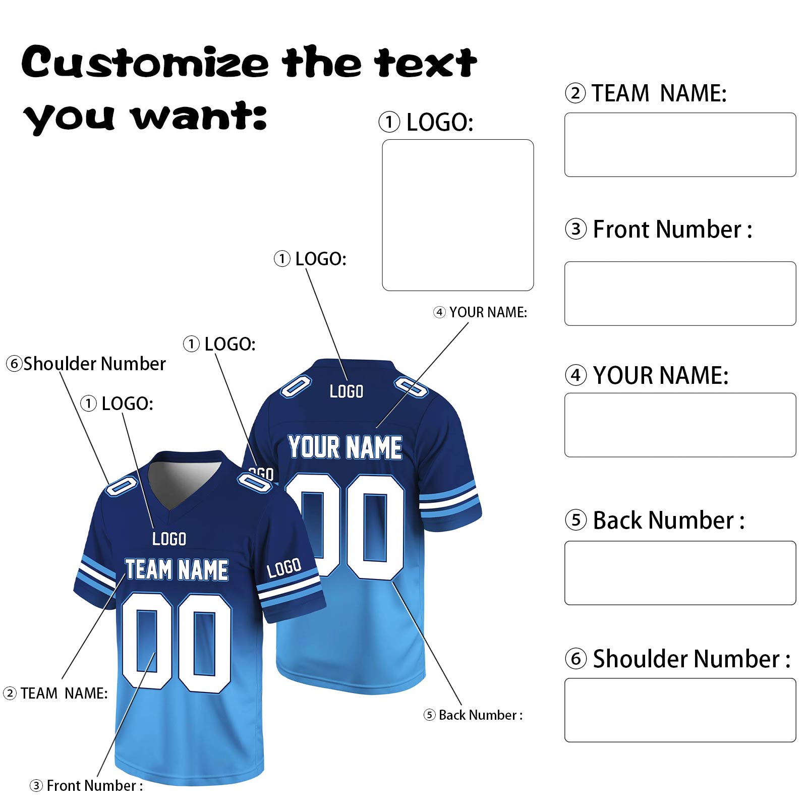 

Індивідуальні футбольні майки. Персоналізована надрукована назва та номер команди. Спортивна форма для чоловіків, жінок, молоді S