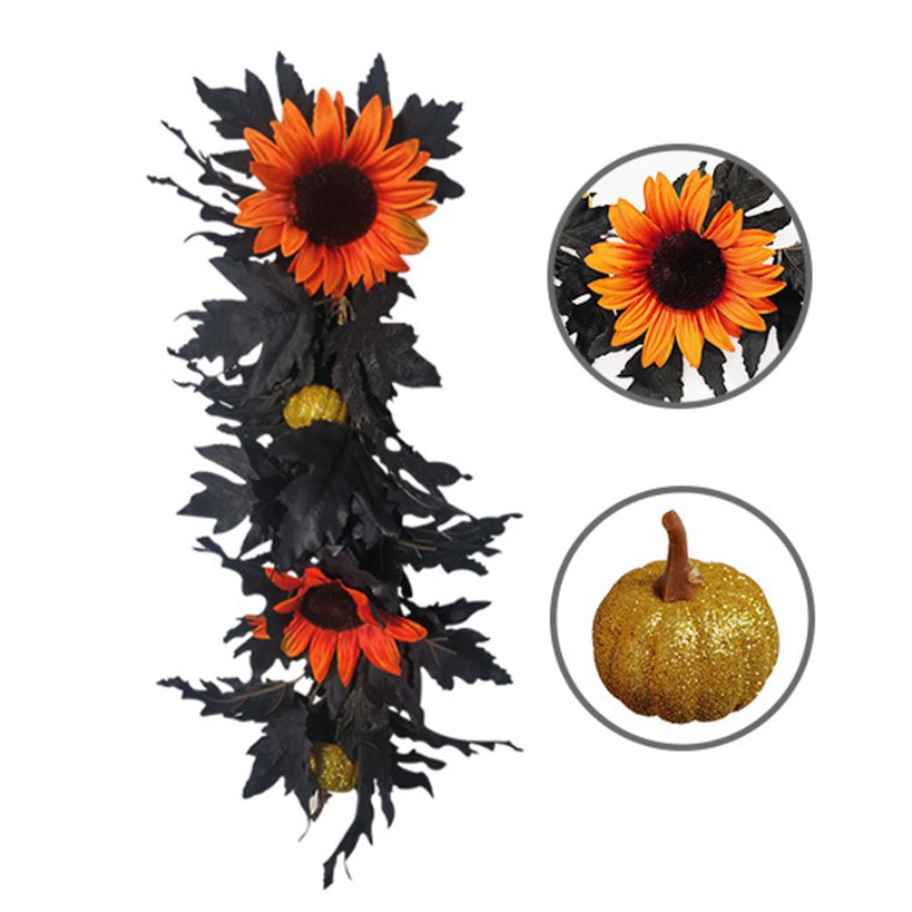 Artificial Lintel Decor Decorative Simulation Floral Swag Holiday Ambiance Ornament for Indoors Outdoors