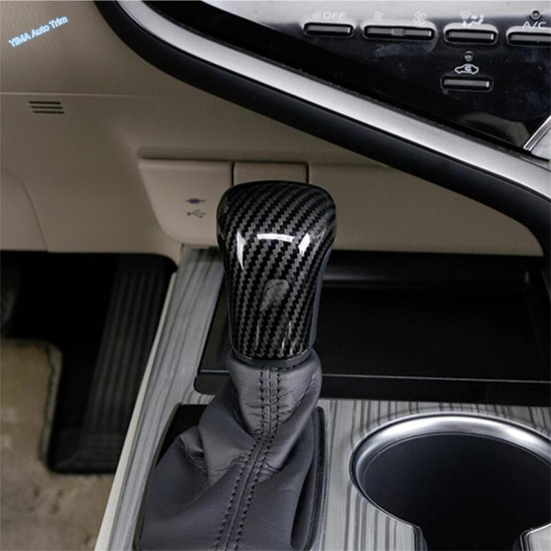 ABS Sticker Gear Shifter Knob Handball Cover Trim For Toyota Corolla E210 + Camry 2018 + Yaris cross + Avalon +