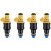 4Pcs Fuel Injectors For BMW E30 E36 318i 318is 1.8L M42B18 1989-1996 Replacement OEM 0280150714 0280150943 0280150730