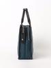 Beams Heart Men's Nylon and Leather Canvas Briefcase in Navy