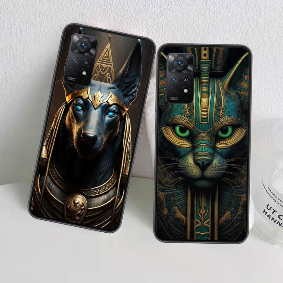 Egyptian Pharaoh's Mummy Phone Case For Redmi 13C 14C Note 13 14 Pro 5G Plus 12 12C 10 10A 10C 9 9A 9C 9T 8 8A K70 Pro Xiaomi Co