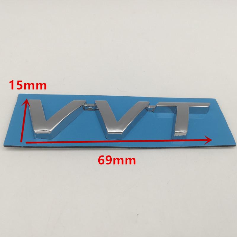 

1 шт., VVT автомобильная буквенная эмблема, задний багажник, наклейки, значок, наклейка, Стайлинг для Tucson IX35 SantaFe Elantra Accent Solaris Sonata Getz