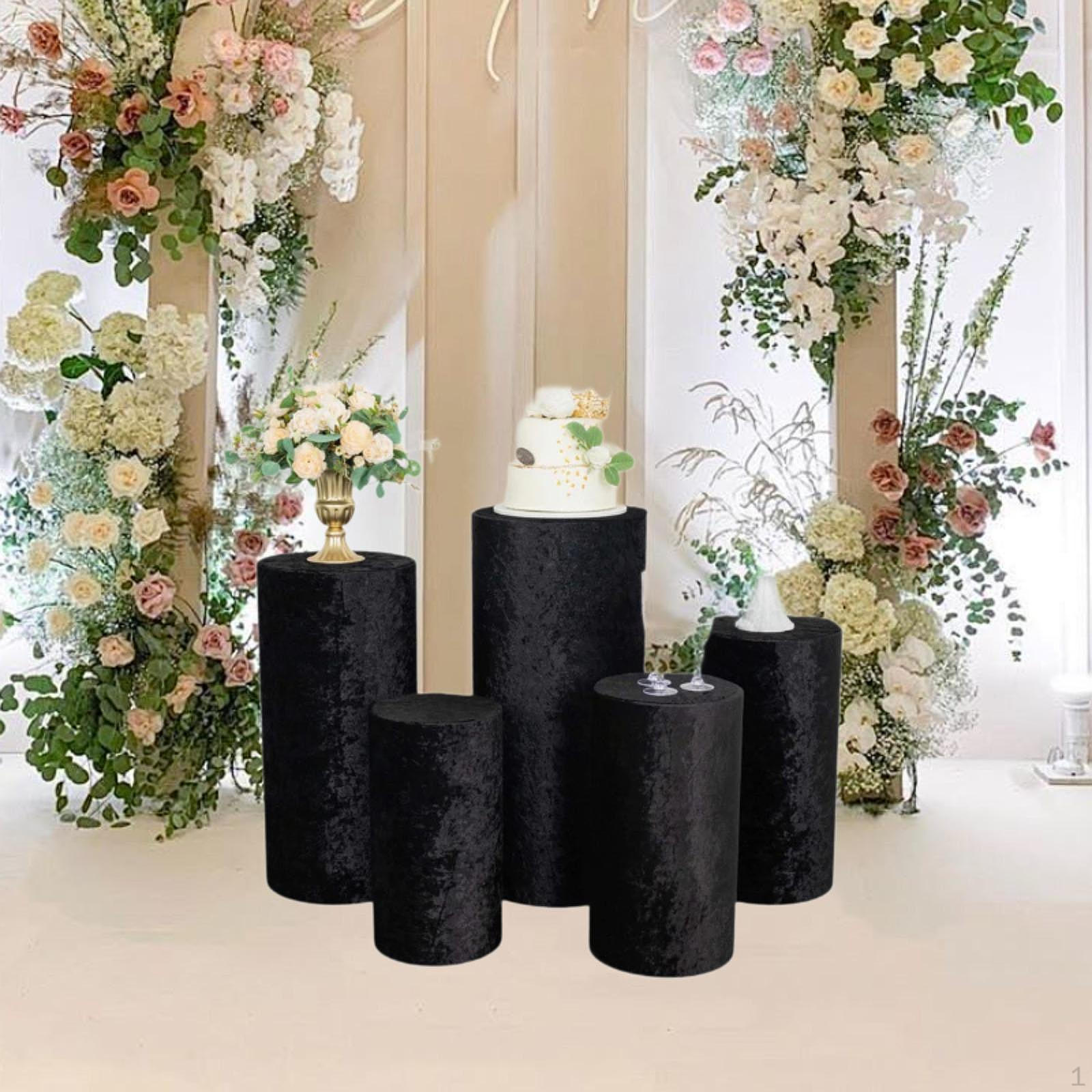 

5 шт. Цилиндрические крышки для десертных пьедесталов, цилиндрические крышки для плинтусов, столбы