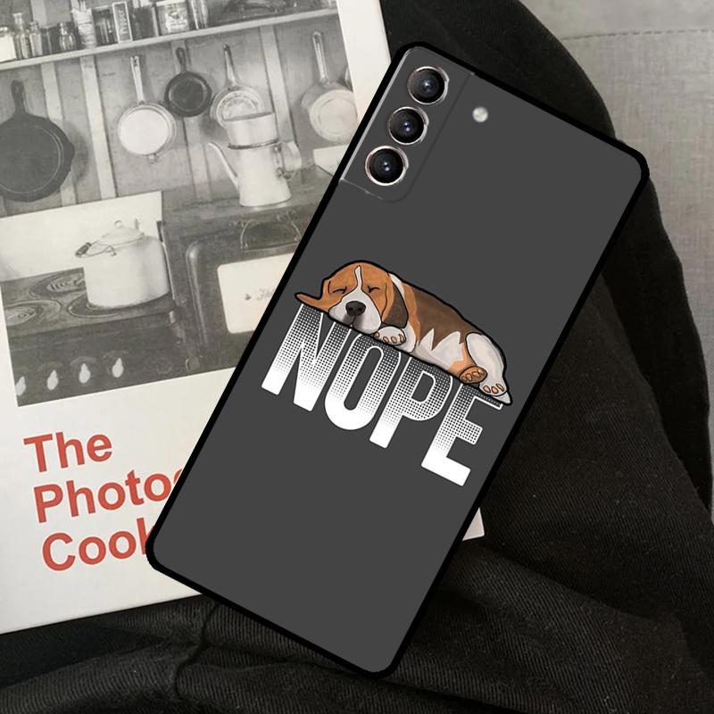 Beagle Puppy Dog Phone Case For Samsung Galaxy S24 S22 S23 Ultra S20 S21 S24 FE S9 S10 Note 10 Plus 20 Ultra