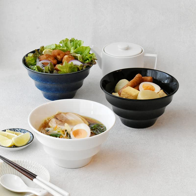 EAST table Ramen Mino made in microwave dishwasher safe bowl, lightweight, 19cm, border, ware, white, 712-024-03, Japan, stylish, safe,
