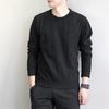 Jordan Solid Color Logo Embroidered Fleece Long Sleeve Sweatshirt Men Tops Black 860195-010