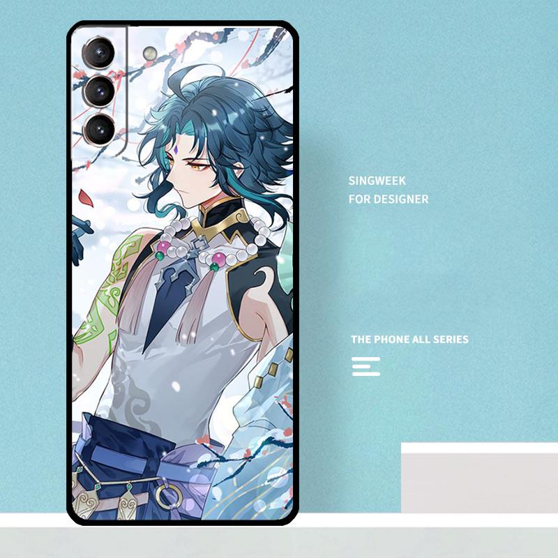 Genshin Impact Xiao Case For Samsung Galaxy S25 Ultra S25 FE S20 S21 S22 S23 Plus S9 S10 S24 Ultra Phone Cover