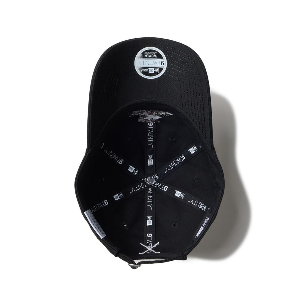 [New Era] Golf Cap 9TWENTY Snoopy Collaboration Black FREE GF 920CSLV PEANUTS VISOR LOGO BLK