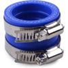 28mm 30mm Blue/Red Rubber Carb Inlet Intake Pipe Manifold Adapter Boot Sleeve Interface for Motorcycle Carburetor (Color : Blue)