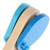 Castañuelas de Madera de Dibujos Animados para Niños Sonajas de Cinco Tachuelas Campanas Sonoras Clapper de Mango Instrumentos Musicales Juguetes Juguetes Educativos Para Niños