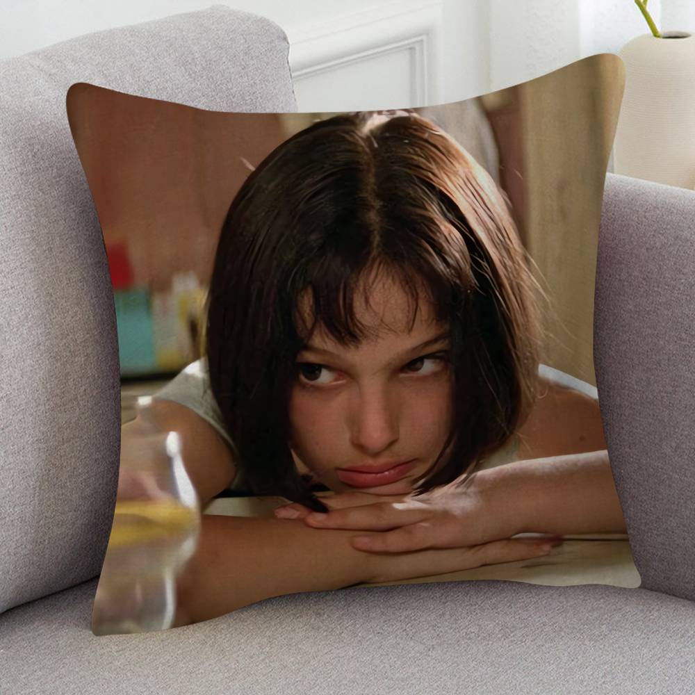 Movie Leon The Professional Cute Cartoon L Game Cushion Cover Pillowcase Upholstery Sofa Throw Pillow Home Decor Pillowcas