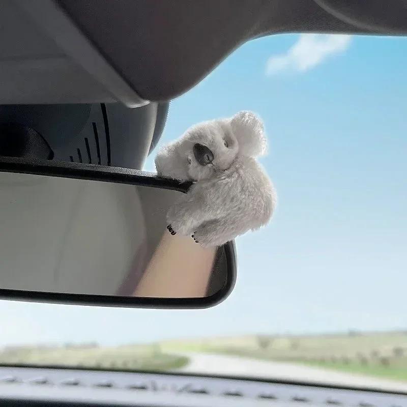 1/2PC Koala Clip Cute Hair Clips Fuzzy Hair Clips Plush Hair Jaw Clips Non Slip Koala Hugger Koala Hair Accessories for Girls
