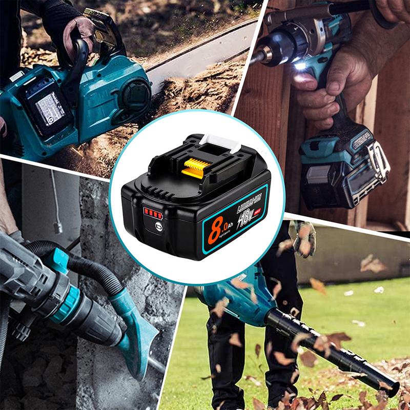 Genuine With Charger BL1860 Rechargeable Battery 18V 12000mAh Lithium Ion for Makita 18v Battery BL1850 BL1880 BL1860B LXT400