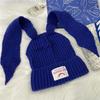Knitted hat children's trendy brand design hot-selling autumn and winter warm niche personalized rabbit ear wool hat