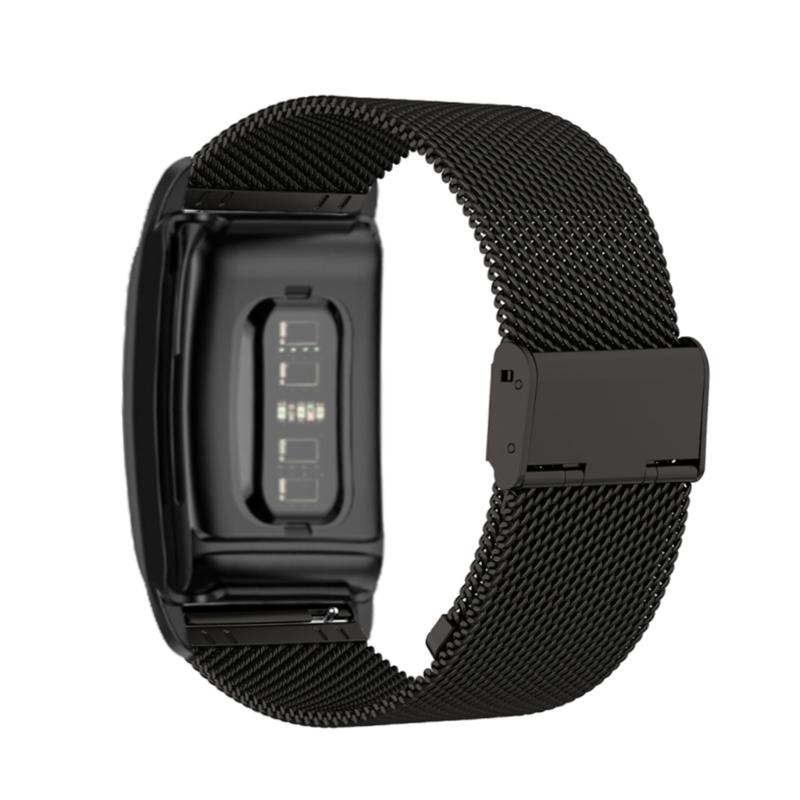 Breathable Metallic Weave Washable Wristband Bracelets Mesh Construction For 4.0 Smartwatch Scratch Resistant Belt