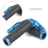 high bicycle handlebar grip mountain bike handlebar bicycle riding blue Anti-slip double-lock design, strength, easy-to-install kit, grips, equipment,