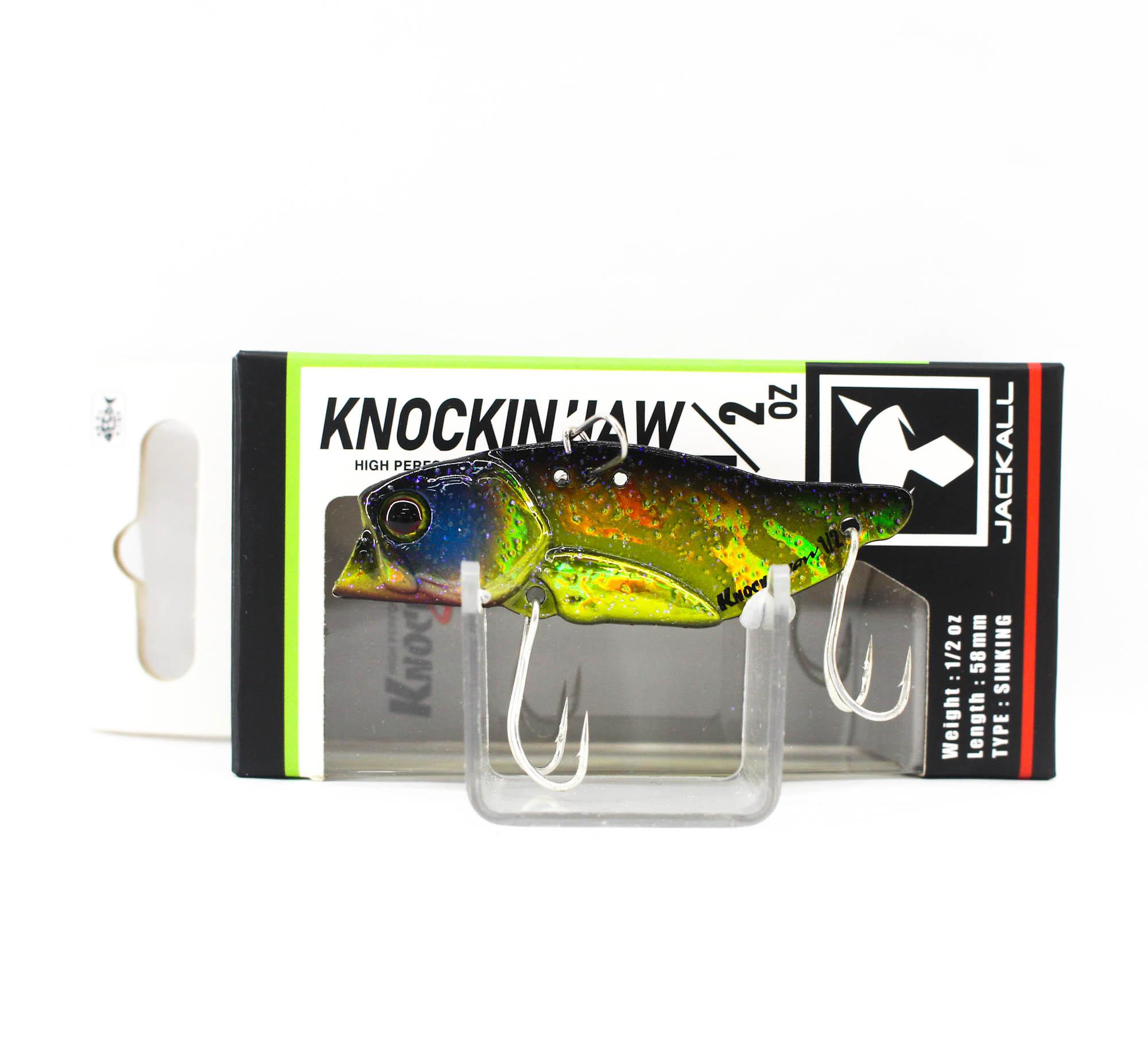 

Jackall Knocking Jaw Металлическая вибрирующая приманка 1/2 унции 58 мм Тонущая приманка Воблер-шад (0604)