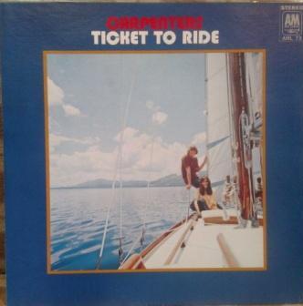 

LP Record CARPENTERS - Ticket To Ride AML73 A&M 1970 Japan Obi Pop Used