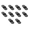 10PCS/5PCS 180 Degree Stainless Steel Cabinet Hinge Bridge Shaped Spring Furniture Hinges for Cupboard Door Concealed Mount
