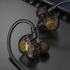 3.5mm Wired Earphone Elbow Earpiece Headset Sport Earphones Wired Headset  Sport