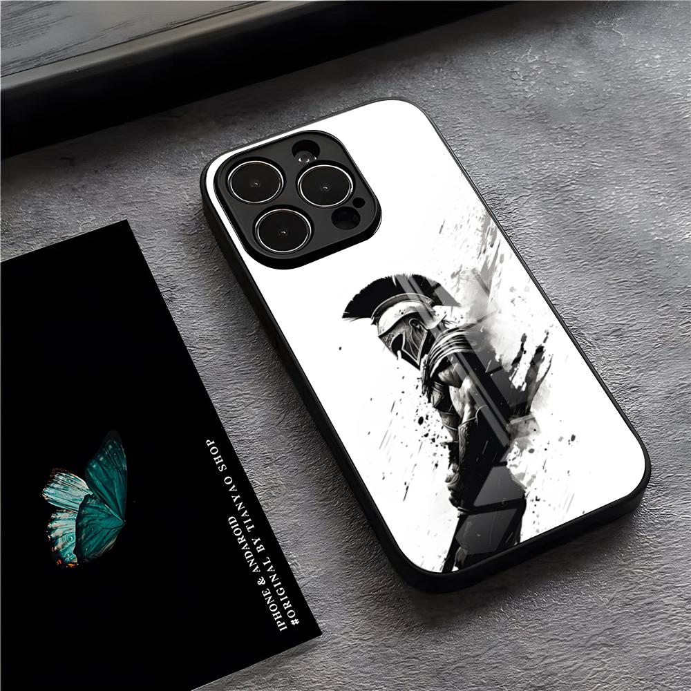 

Чехол-броня G-Gladiator Sparta для iPhone 17 Pro Max 15 Pro 16 14 Plus 12 13 Mini 11 Pro, противоударная стеклянная крышка iPhone 17Pro