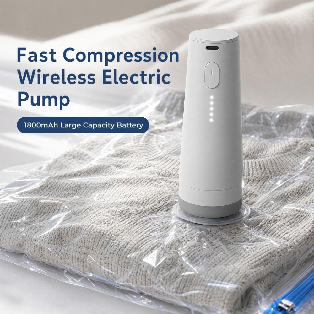 Rechargeable Vacuum Bag Pump Low Noise Vacuum Sealing Pump Electric Vacuum Pump Luggage Carry-on