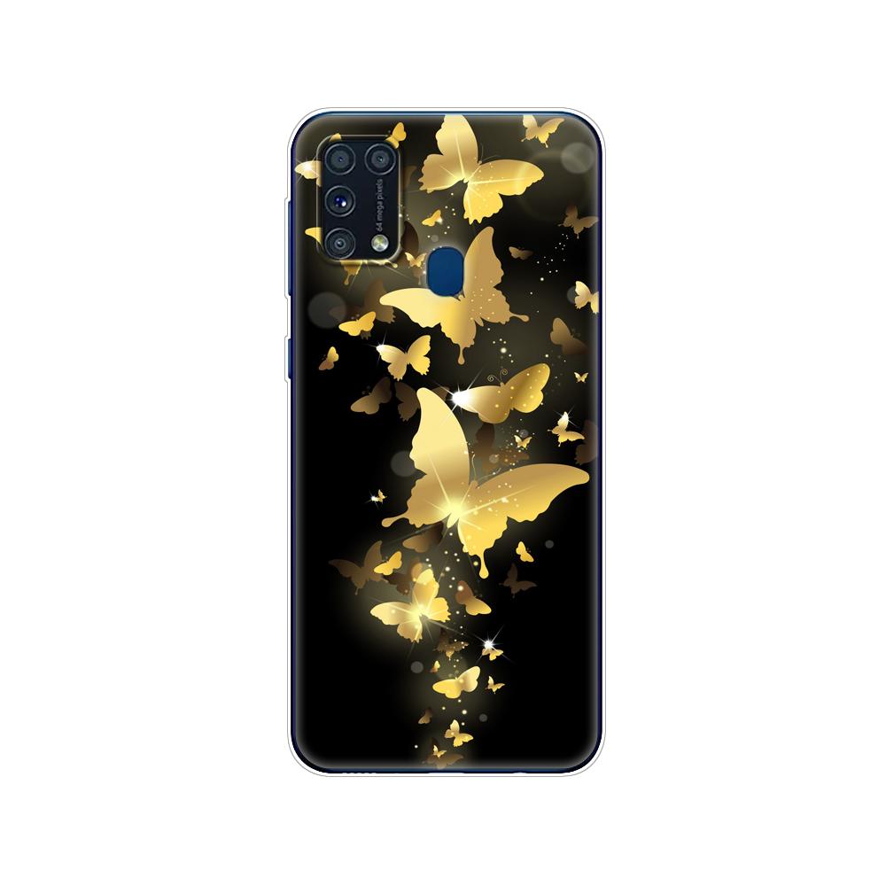Pentru Samsung M31 Husa 6.4" Husa din silicon moale Tpu pentru Samsung Galaxy M31 M 31 SM-M315FZBVSER m315 Funda pentru bara din spate a telefonului