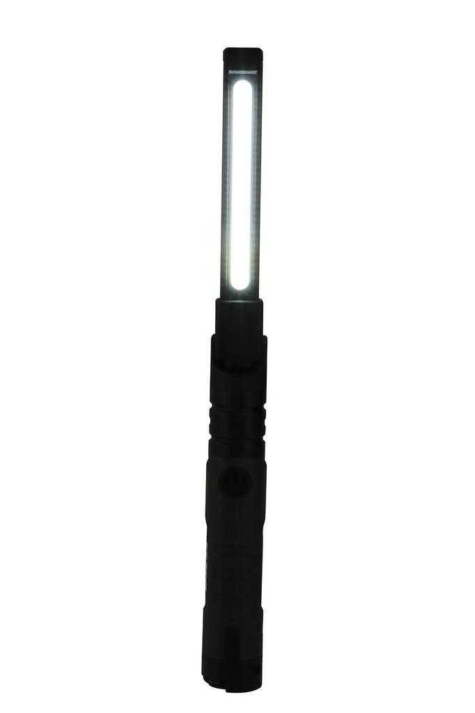 SK11 Rechargeable LED Work Light, 600lm Main (Infinitely Dimmable) / 150lm Top, 180-Degree Opening and Rotating, Magnetic Bottom, USB-Type-C Charging,