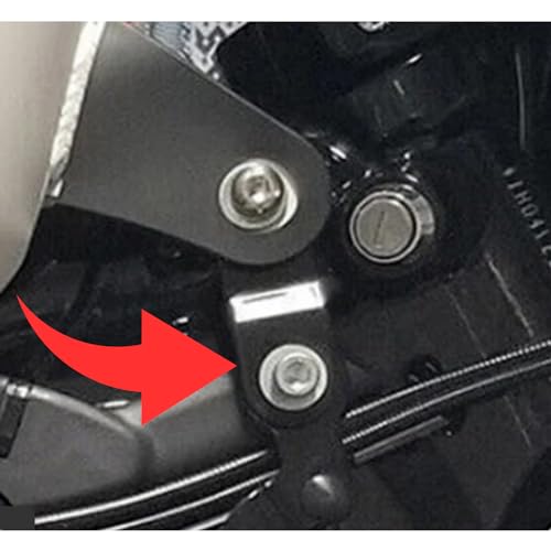 Harley Davidson 28-76mm Gas Tank Lift Up Bracket Kit XLH Sportster 883/1200 48 72 Iron Roadster Chopper Custom (51mm)