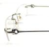 RSINC Rimless Frame Eyeglass Spectacle For Men & Women Silver Black Cart 1 JL156068979929