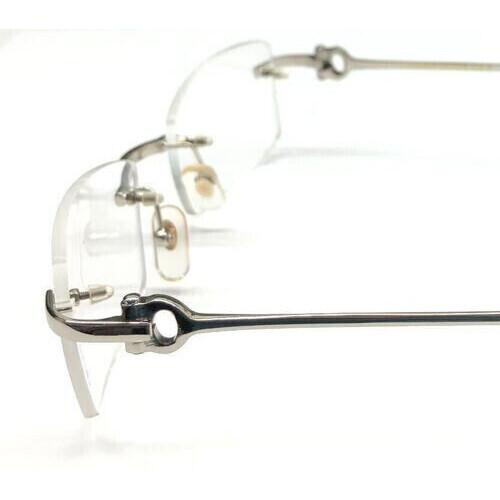 RSINC Rimless Frame Eyeglass Spectacle For Men & Women Silver Black Cart 1 JL156068979929