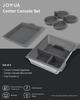 JOWUA Center Console Set for Tesla Reengineered Model 3 Highland Center Console 2 Cup and Premium Silicone Cable Organizer Mat 2024+,