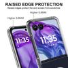 For Motorola Razr Ultra 2025 5G/Razr 60 Ultra 5G Clear Phone Case Compatible with MagSafe TPU+Acrylic Back Cover
