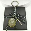 1pcs Pendant Archangel Pendant Necklace Alloy Jewelry Necklace Vintage Cross Keychain Pendant Zinc Alloy Metal Keychain