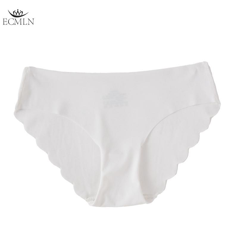 Large Size Women's Underwear Panties Ice Silk Seamless Sports Invisible Low Waist Sexy Briefs