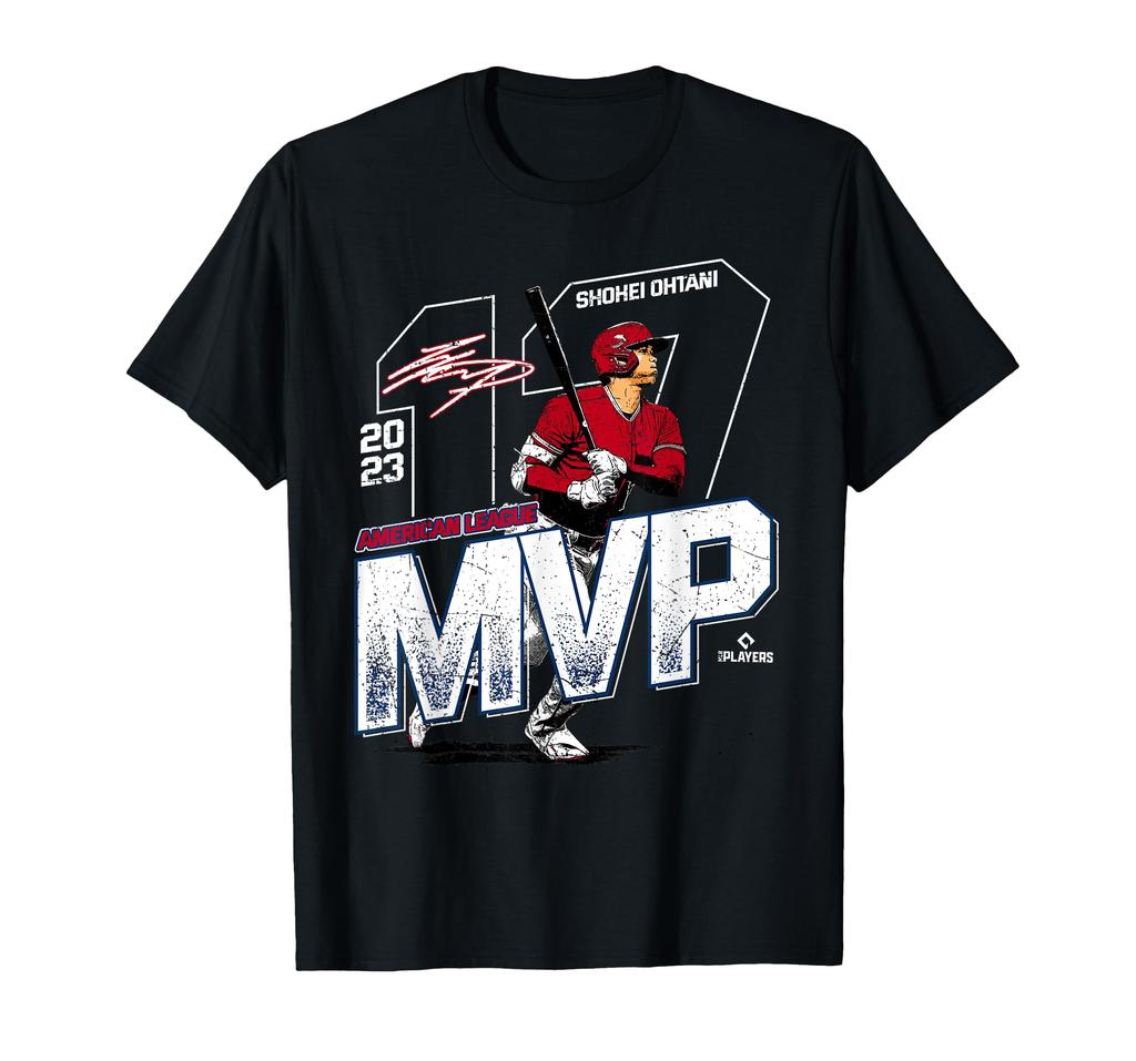 American League MVP Shohei Ohtani Los Angeles Baseball MLBPA T-Shirt