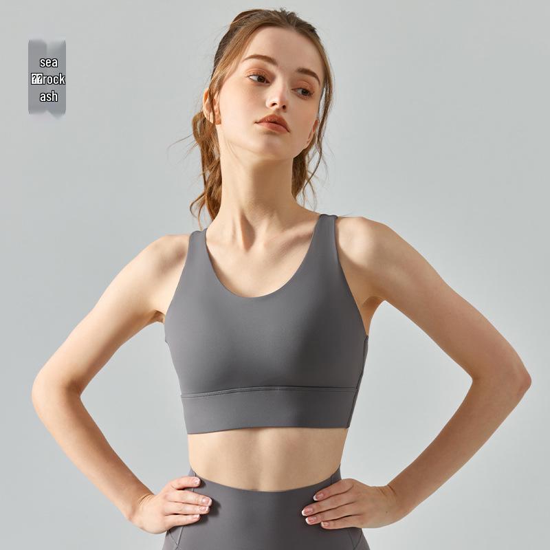 

Спортивный бюстгальтер для йоги с перекрещенными бретелями на спине, боковой поддержкой и стильным дизайном XL