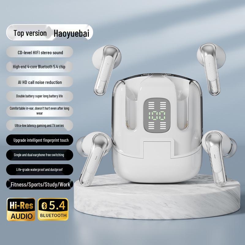 Q76 Dual In-ear Wireless Bluetooth Headset - Long Battery Life, High Sound Quality, Four-in-One Design