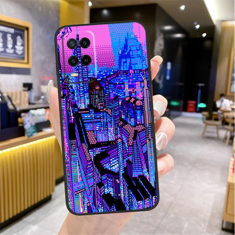 ART PIXEL AESTHETIC INDIE GEEK Case For Oppo A5 Pro A15 A17 A57 A77 A60 A80 A40 A18 A38 A58 A78 A98 A96 A76 A16 A94 A74 A54