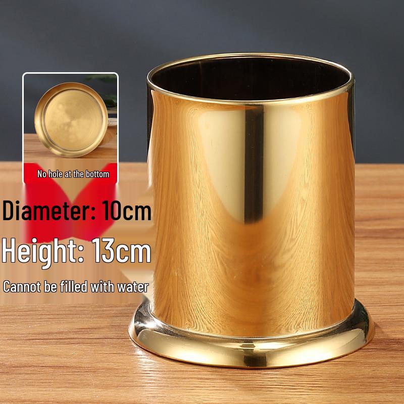 Stainless Steel and Bamboo Skewer & Chopstick Holder