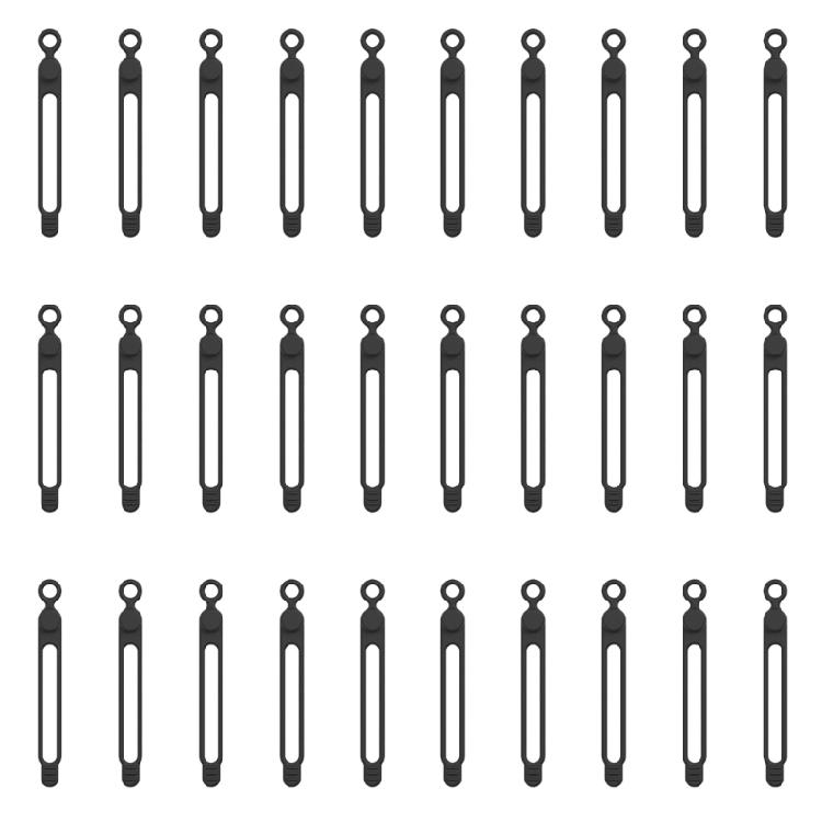 Quick Release Silicone Cable Straps Elastics Cord Organizers For Electronics Tangles Prevention