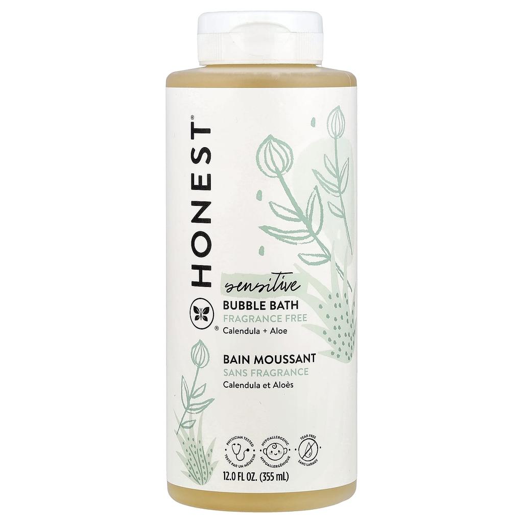 The Honest Company Sensitive, Bubble Bath, Fragrance-Free, 355 Ml (12 Fl Oz)