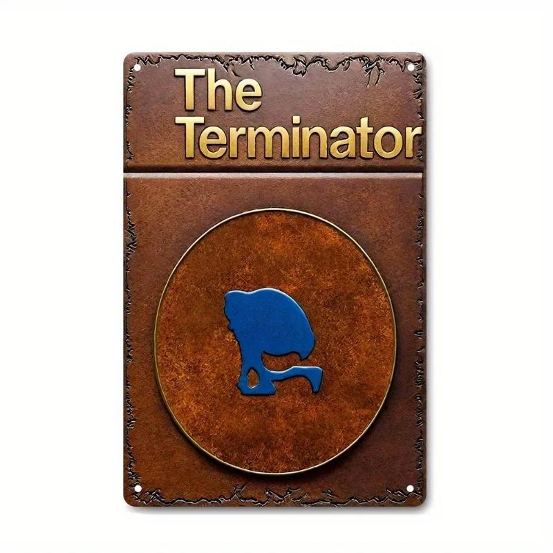 Metal Tin Poster Visual Effect Wall Art Decor Art Painting Retro Plaque Poster for Bar Club Wall Decor Retro Home Wall Plate