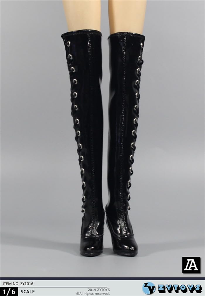 Scale Figure with TBLeague and Other ZYTOYS ZY1016 Sexy Fashionable Long Boots with High Heels and Outfit Not [TOYBARJAPAN] 1/6 Accessories/Compatible