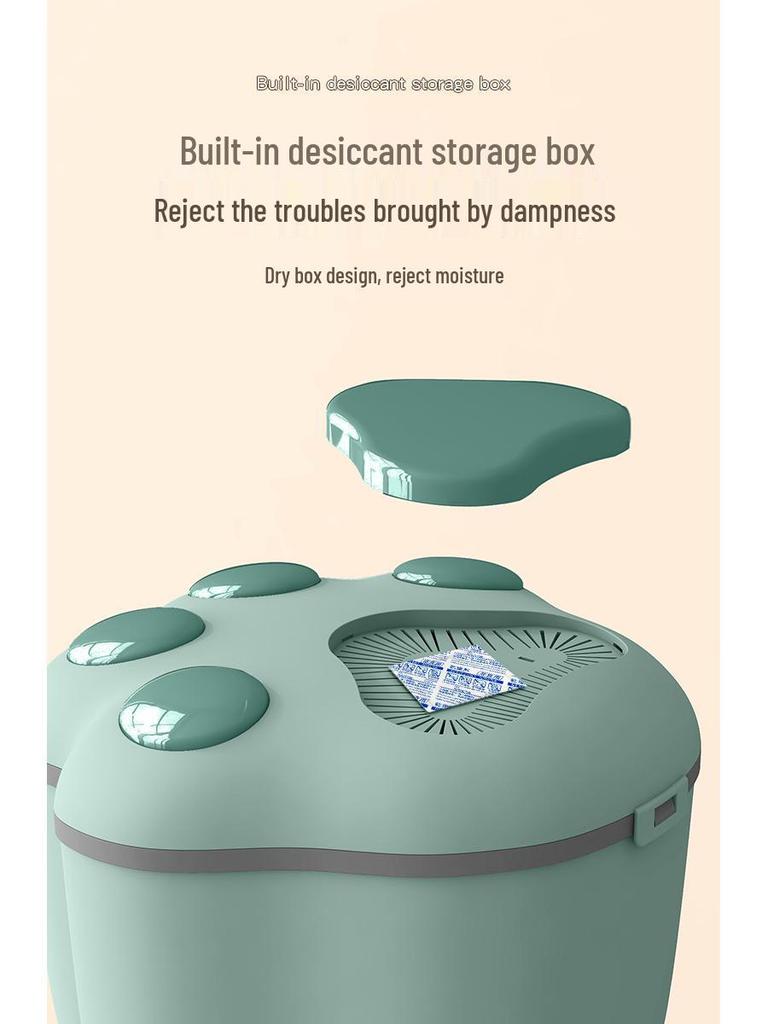 Ulepszony Pojemnik XL na Karmę dla Zwierząt w Kształcie Łapy na 8-10 kg